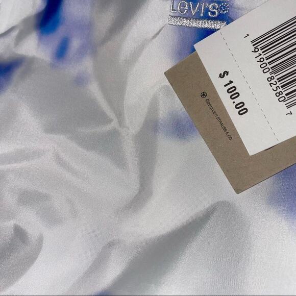 Levi's jacket Trendy Active Rain Slicker Jacket SZ Sm tie dyed windbreaker - Picture 10 of 16